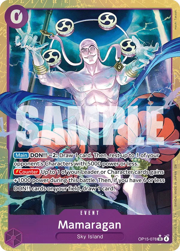 Mamaragan (OP15-078) (V.2) - Adventure on Kami’s Island (Alternate Art) [OP15-078] English / Near Mint / Normal