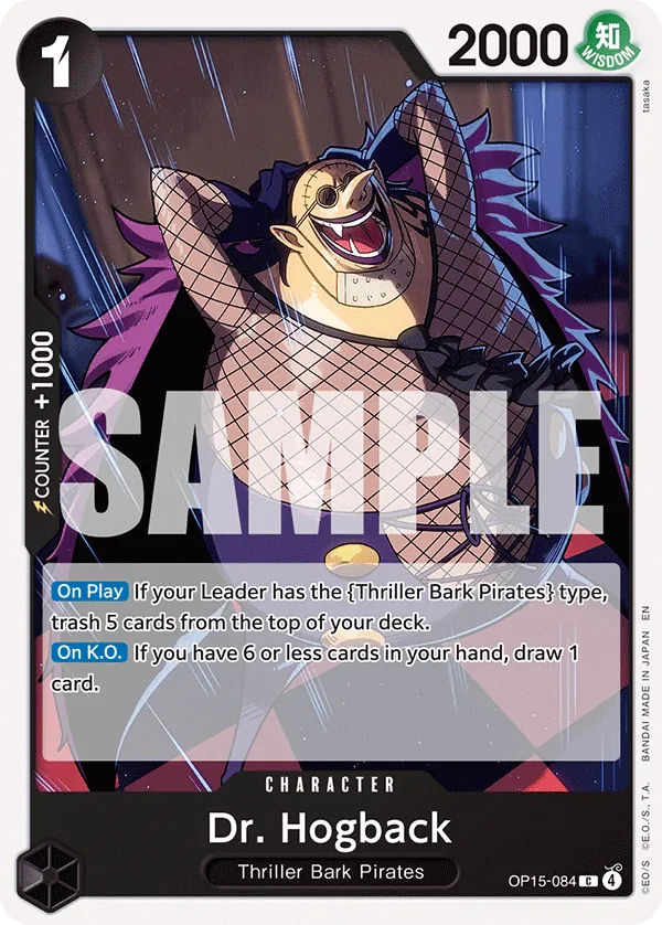 Dr. Hogback (OP15-084) - Adventure on Kami’s Island (Common) [OP15-084] English / Near Mint / Normal