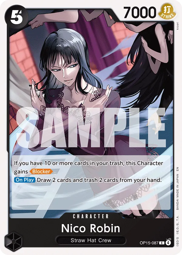 Nico Robin (OP15-087) - Adventure on Kami’s Island (Common) [OP15-087] English / Near Mint / Normal