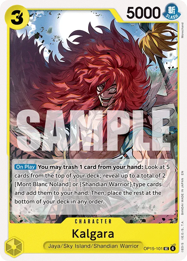 Kalgara (OP15-101) - Adventure on Kami’s Island (Uncommon) [OP15-101] English / Near Mint / Normal