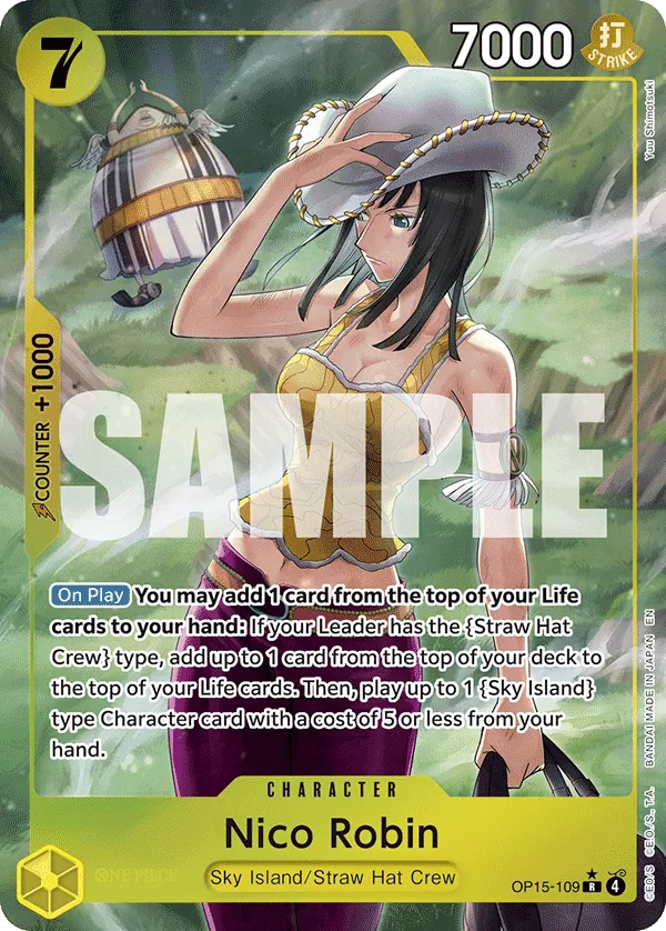 Nico Robin (OP15-109) (V.2) - Adventure on Kami’s Island (Alternate Art) [OP15-109] English / Near Mint / Normal
