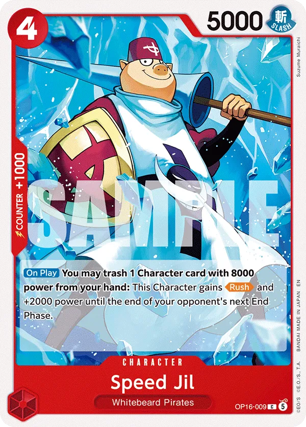 Speed Jil (OP16-009) - The Time of Battle (Common) [OP16-009] English / Near Mint / Normal