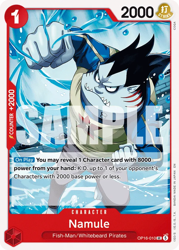 Namule (OP16-010) - The Time of Battle (Uncommon) [OP16-010] English / Near Mint / Normal