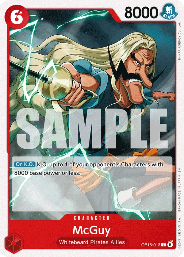 McGuy (OP16-013) - The Time of Battle (Common) [OP16-013] English / Near Mint / Normal