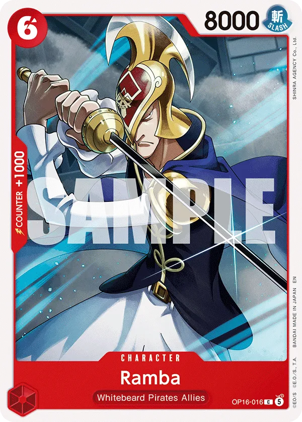 Ramba (OP16-016) - The Time of Battle (Common) [OP16-016] English / Near Mint / Normal