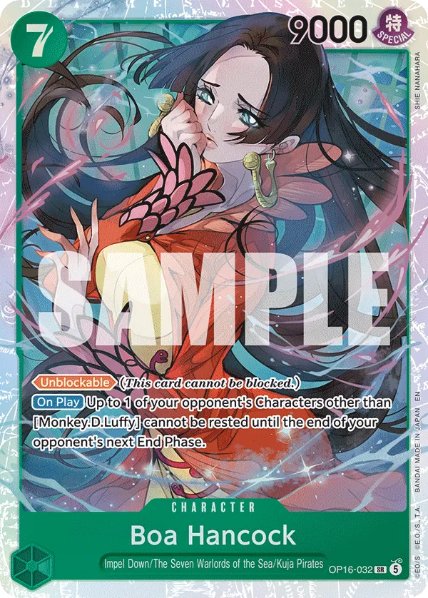 Boa Hancock (OP16-032) (V.1) - The Time of Battle (Super Rare) [OP16-032] English / Near Mint / Normal