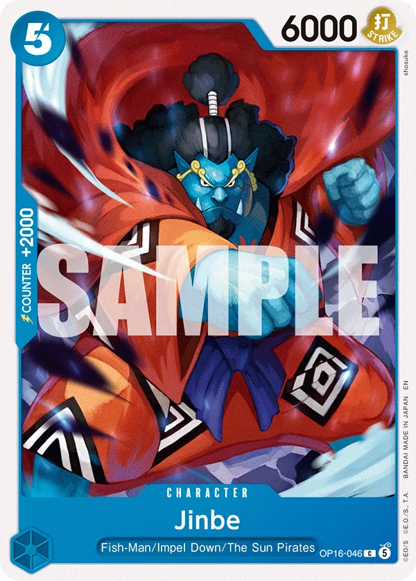 Jinbe (OP16-046) - The Time of Battle (Common) [OP16-046] English / Near Mint / Normal