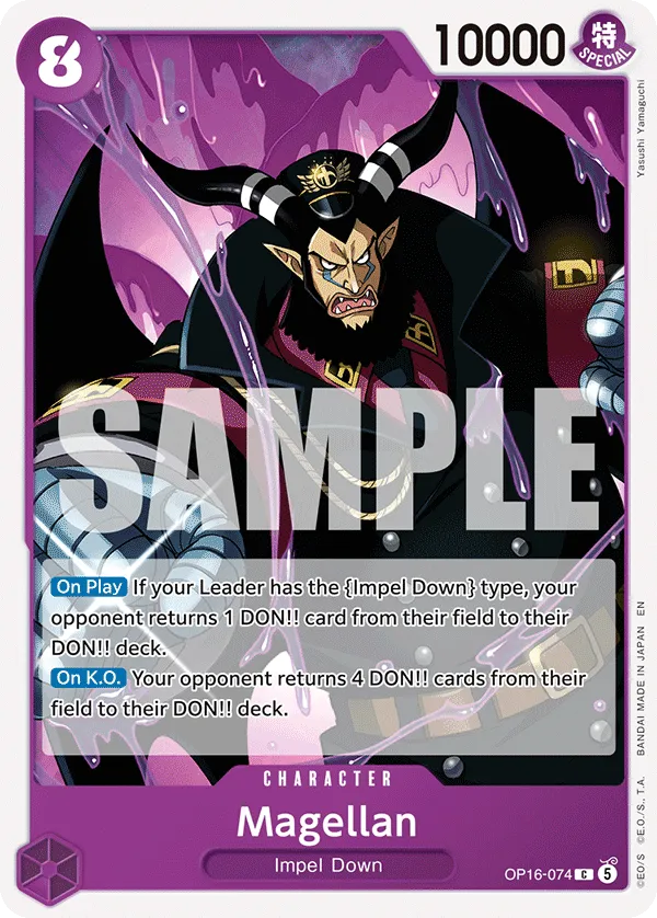 Magellan (OP16-074) - The Time of Battle (Common) [OP16-074] English / Near Mint / Normal