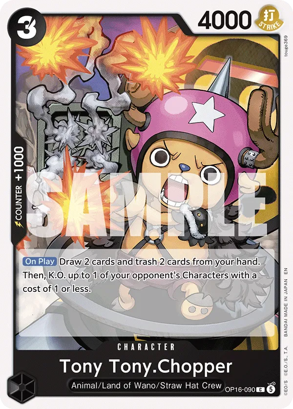 Tony Tony.Chopper (OP16-090) - The Time of Battle (Common) [OP16-090] English / Near Mint / Normal