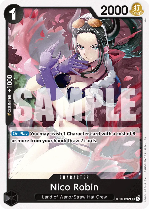 Nico Robin (OP16-092) - The Time of Battle (Uncommon) [OP16-092] English / Near Mint / Normal