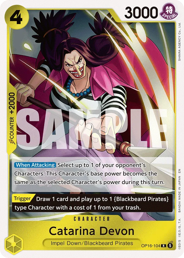 Catarina Devon (OP16-104) - The Time of Battle (Rare) [OP16-104] English / Near Mint / Normal