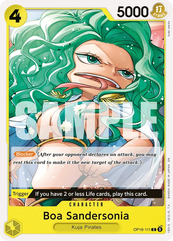 Boa Sandersonia (OP16-111) - The Time of Battle (Common) [OP16-111] English / Near Mint / Normal