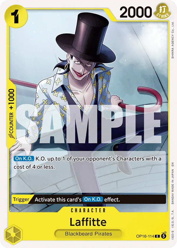 Laffitte (OP16-114) - The Time of Battle (Common) [OP16-114] English / Near Mint / Normal