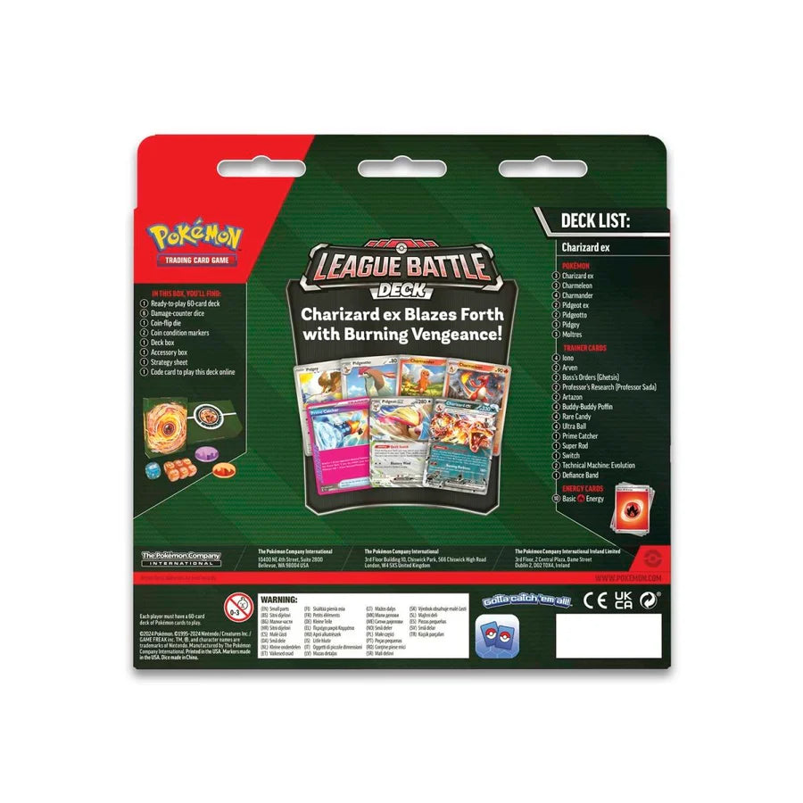 Pokémon TCG: Charizard ex League Battle Deck Kortspil