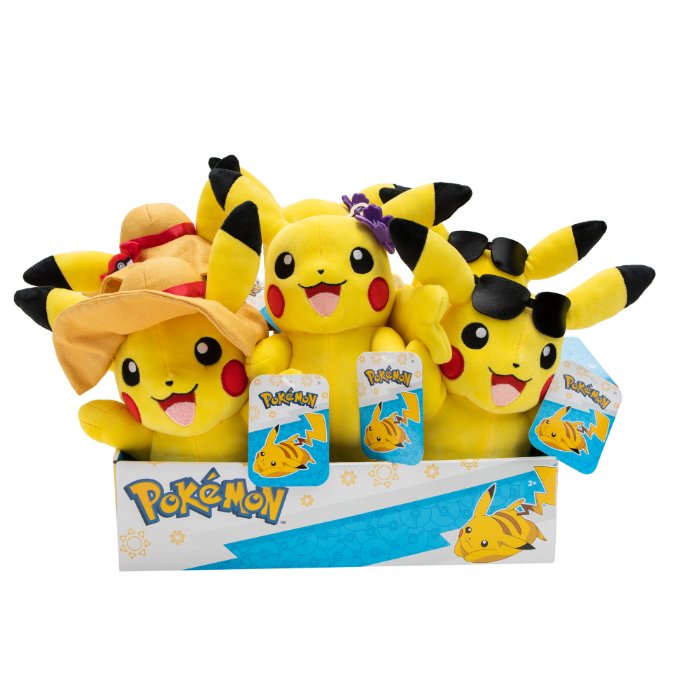Pokémon Plush: Pikachu Sommer 2024 Bamse - 20 cm