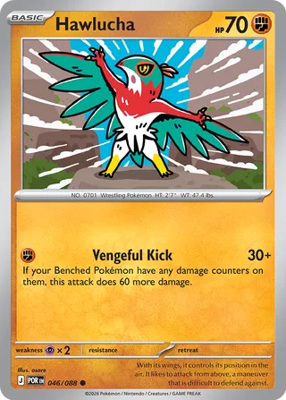 Hawlucha - Perfect Order (Common) [POR-046] English / Near Mint / Normal