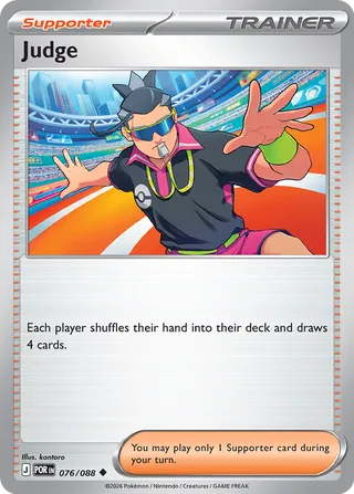Judge - Perfect Order (Uncommon) [POR-076] English / Near Mint / Normal