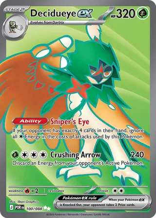 Decidueye ex - Perfect Order (Ultra Rare) [POR-100] English / Near Mint / Normal