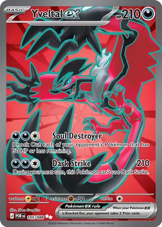 Yveltal ex - Perfect Order (Ultra Rare) [POR-105] English / Near Mint / Normal
