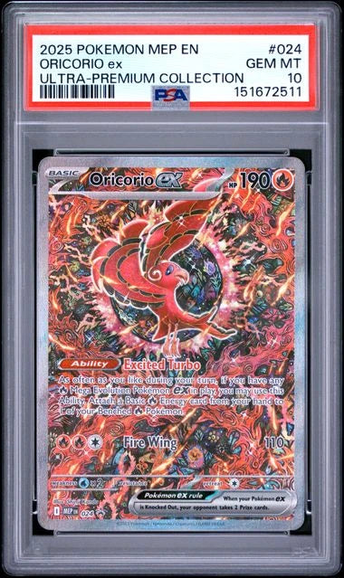 Oricorio ex #024 - Ultra Premium Collection - Promo - PSA 10
