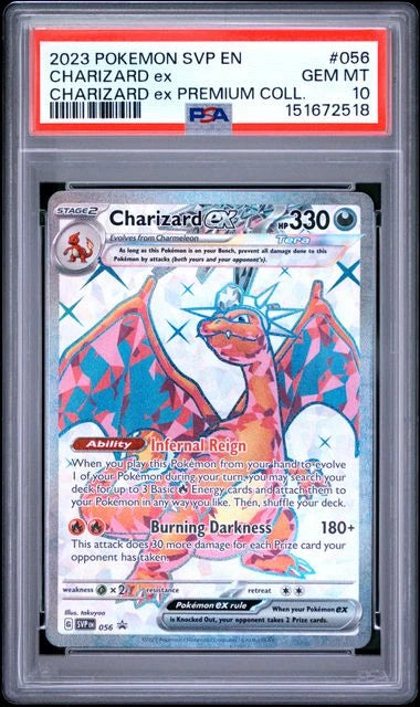 Charizard ex #056 - Premium Collection - Promo - PSA 10