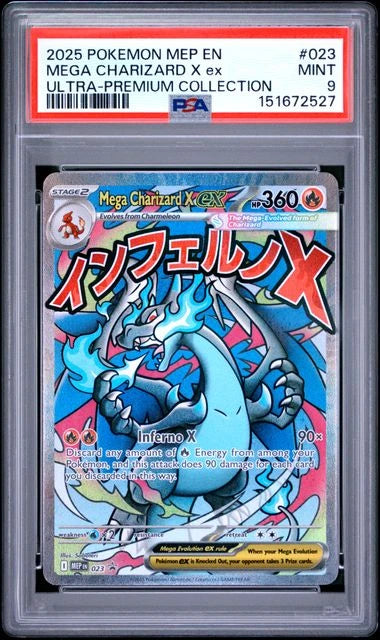 Mega Charizard X ex #023 - Ultra Premium Collection - Promo - PSA 10