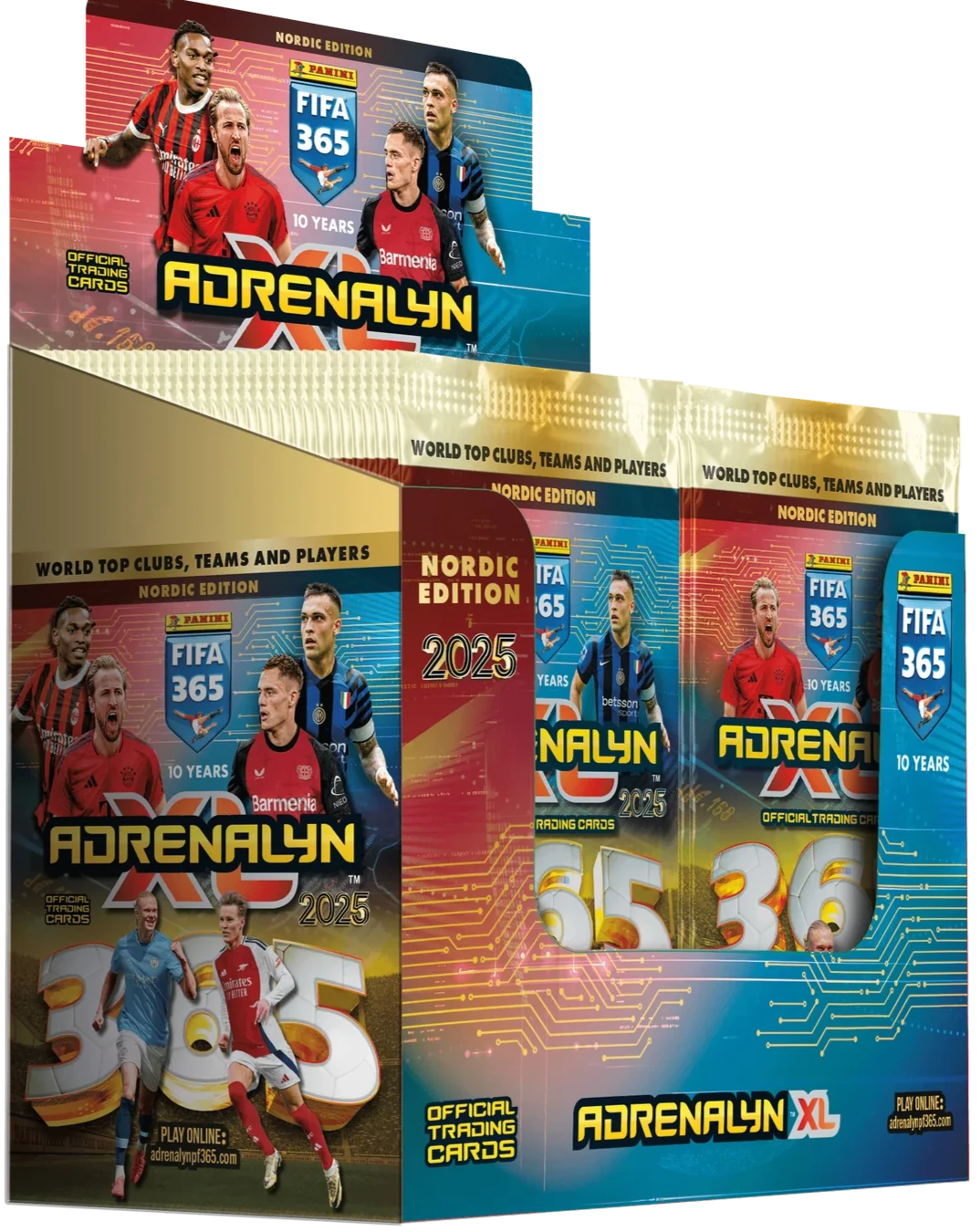 Panini: Adrenalyn XL - FIFA 365 2025 Nordic Edition - Booster Display Box (50 Pakker)