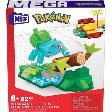 Mega Construx: Pokémon Bulbasaur Forest Fun Construction Set