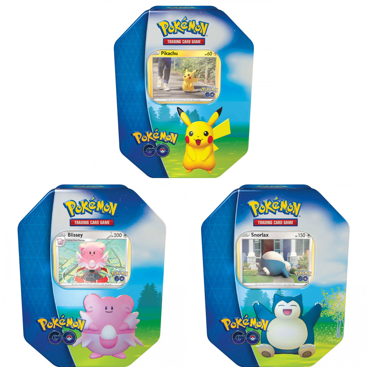 3x Pokémon TCG: Pokémon GO Collector's Gift Tin (Bundle)