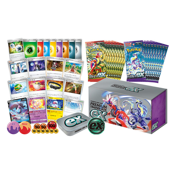 Pokémon TCG Scarlet Violet ex Premium Trainer Box Japansk Kortspil