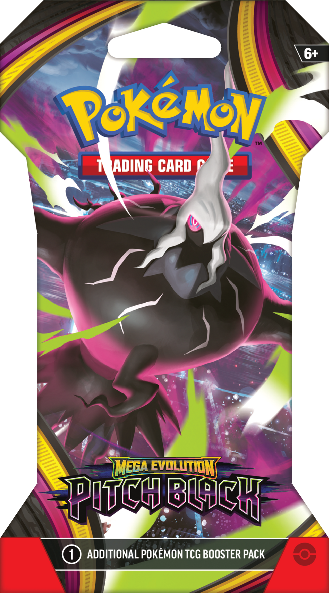 Pokémon TCG: Mega Evolution: Pitch Black - Sleeved Booster Pack Kortspil