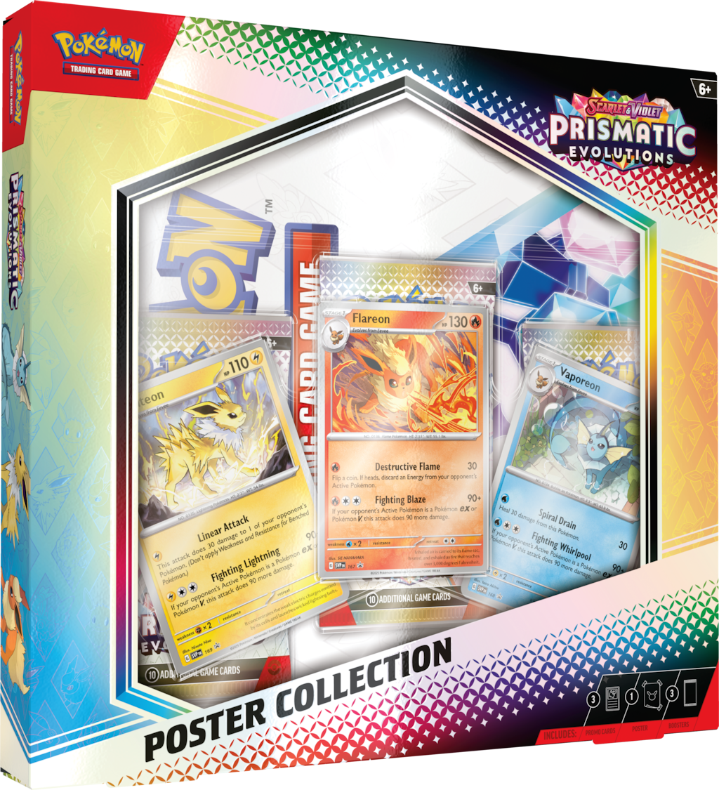 Pokémon TCG: Scarlet & Violet: Prismatic Evolutions - Poster Collection