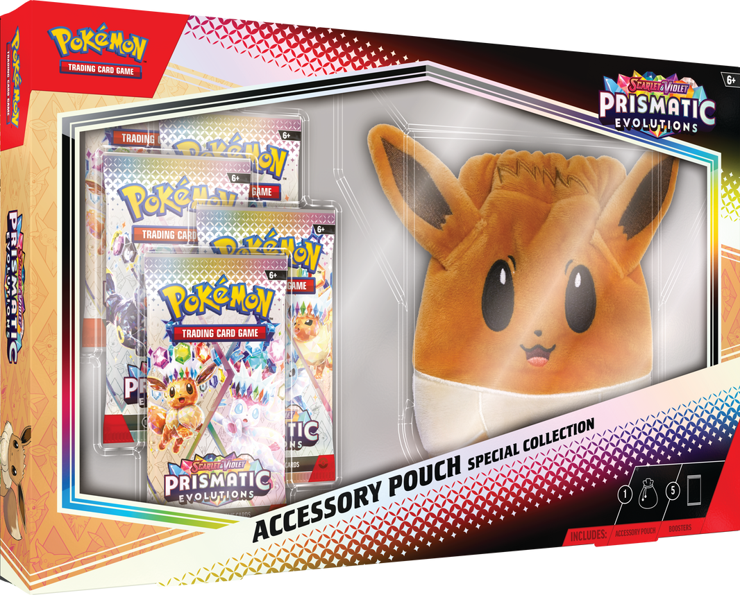 Pokémon TCG: Scarlet & Violet: Prismatic Evolutions - Accessory Pouch Special Collection Kortspil