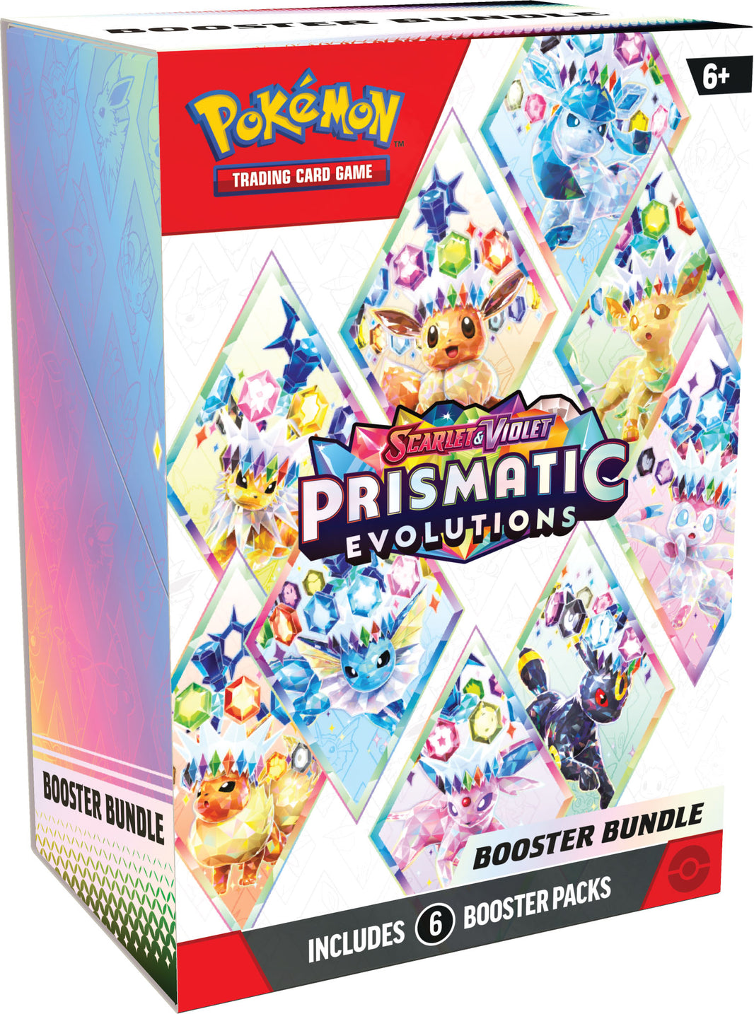 Pokémon TCG: Scarlet & Violet: Prismatic Evolutions Booster Bundle (6 Boosters)