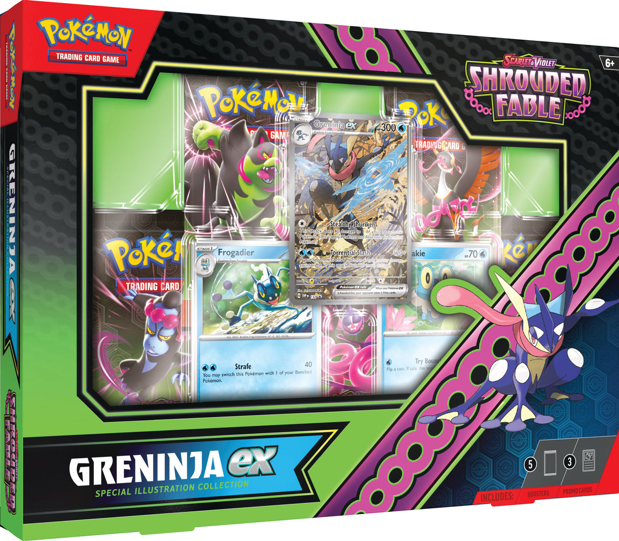 Pokémon TCG: Scarlet & Violet: Shrouded Fable - Greninja ex Special Illustration Collection