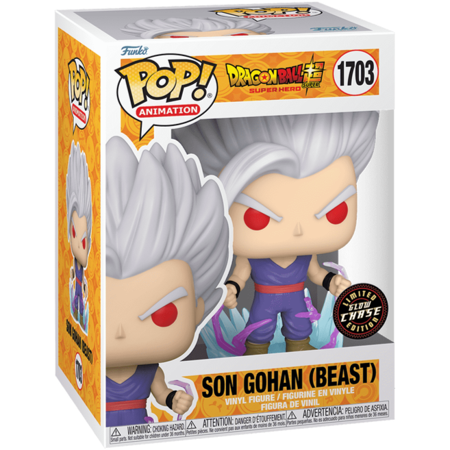 Funko POP! - Dragon Ball Super: Son Gohan (Beast) #1703 (Glow-Chase) Figur