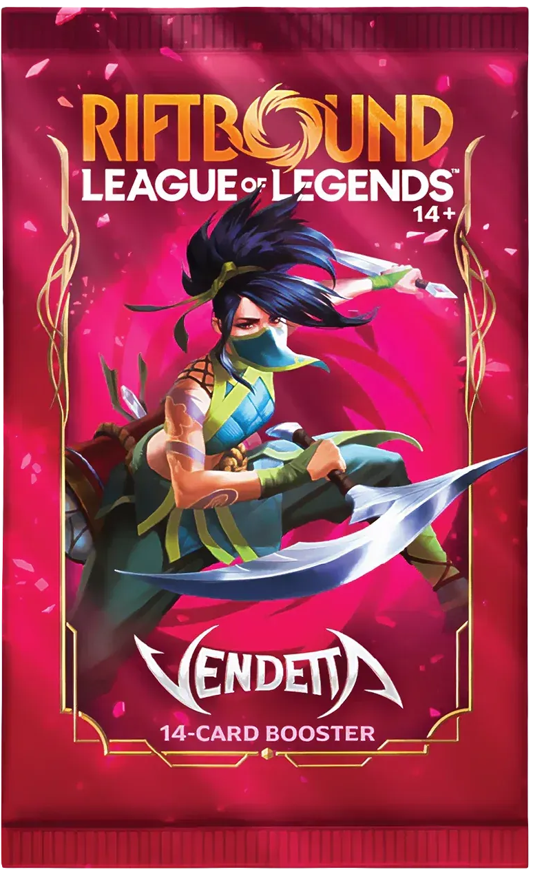 Riftbound League of Legends TCG Vendetta Set 4 Booster Pack