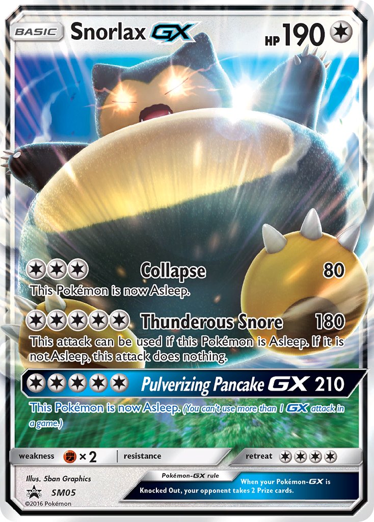 Snorlax GX - SM Black Star Promos (Promo) [SM-05] English / Near Mint / Normal