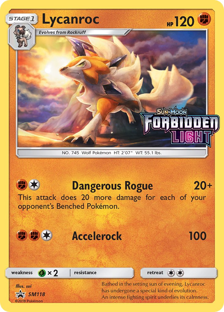 Lycanroc - SM Black Star Promos (Promo) [SM-118] English / Near Mint / Normal