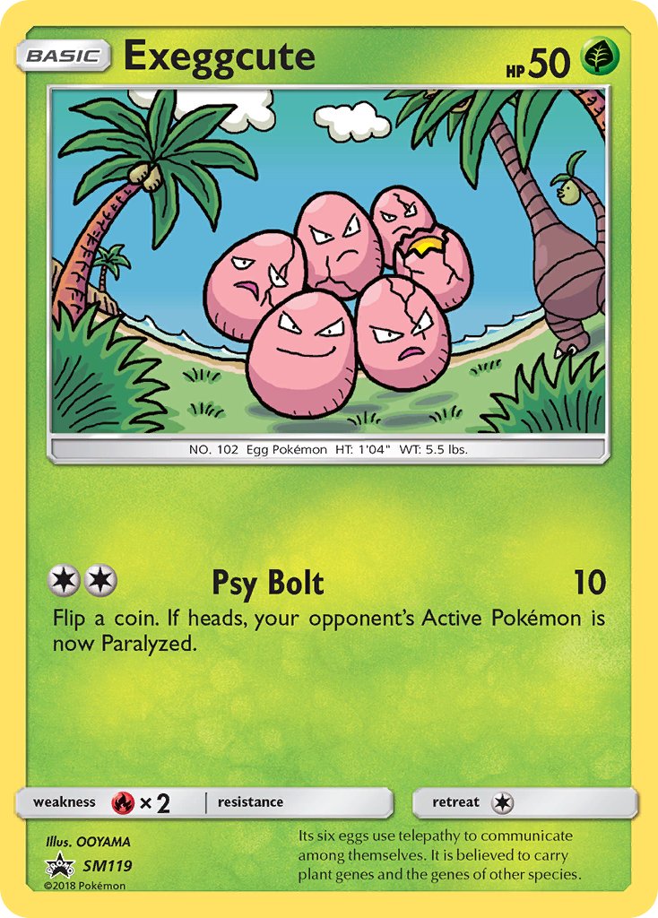 Exeggcute - SM Black Star Promos (Promo) [SM-119] English / Near Mint / Normal
