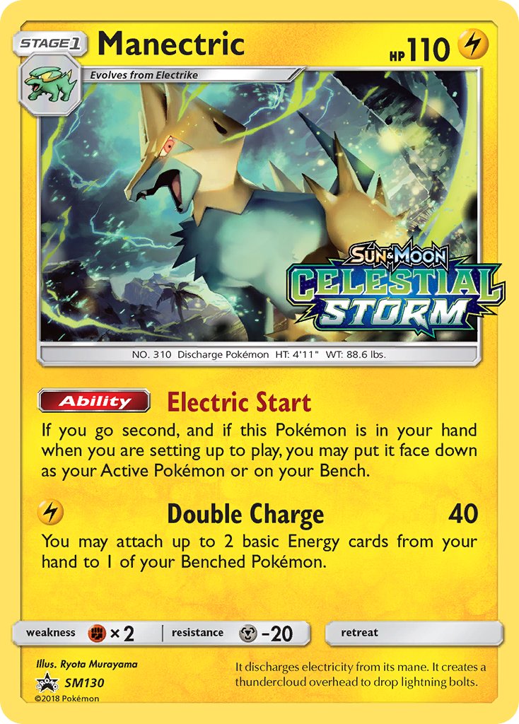 Manectric - SM Black Star Promos (Promo) [SM-130] English / Near Mint / Normal