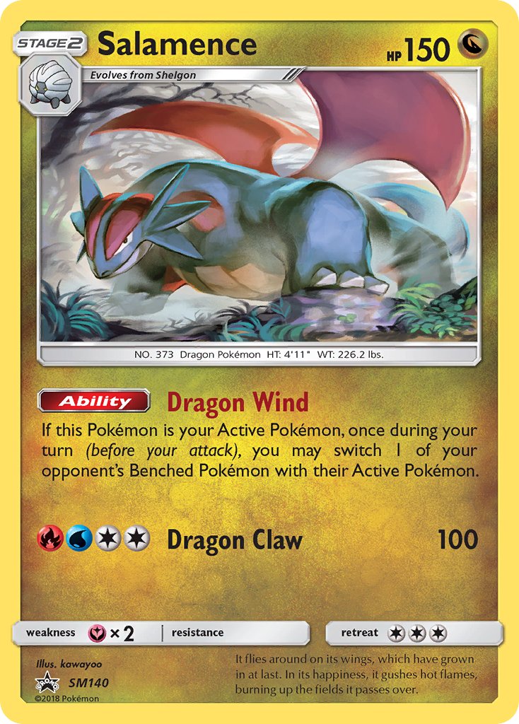 Salamence - SM Black Star Promos (Promo) [SM-140] English / Near Mint / Normal