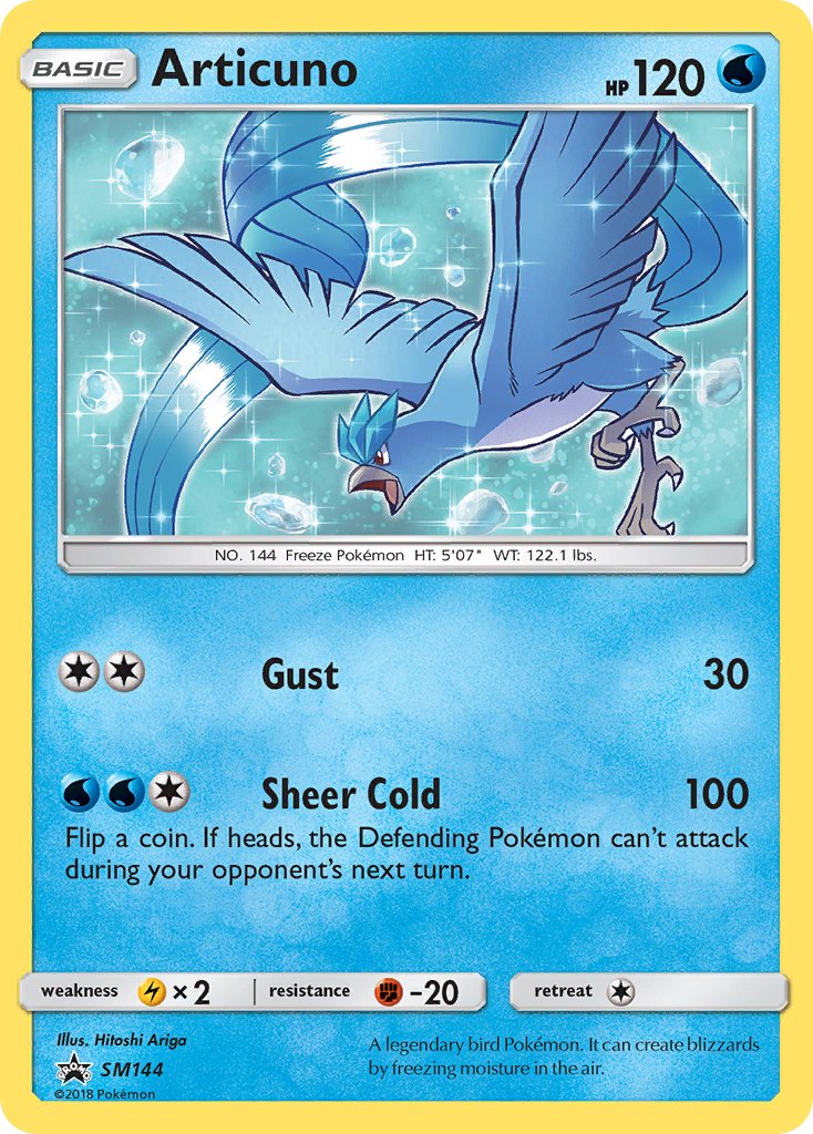 Articuno - SM Black Star Promos (Promo) [SM-144] English / Near Mint / Normal