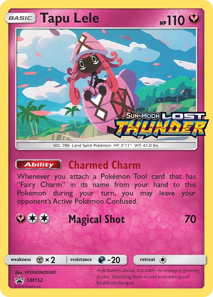 Tapu Lele - SM Black Star Promos (Promo) [SM-152] English / Near Mint / Normal