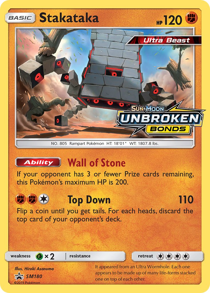 Stakataka - SM Black Star Promos (Promo) [SM-180] English / Near Mint / Normal