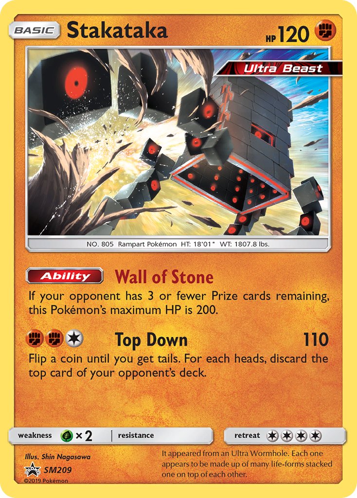Stakataka - SM Black Star Promos (Promo) [SM-209] English / Near Mint / Normal