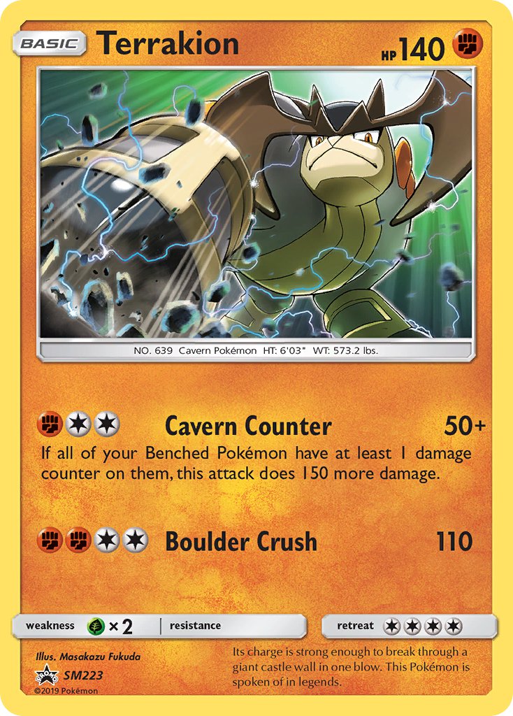 Terrakion - SM Black Star Promos (Promo) [SM-223] English / Near Mint / Normal