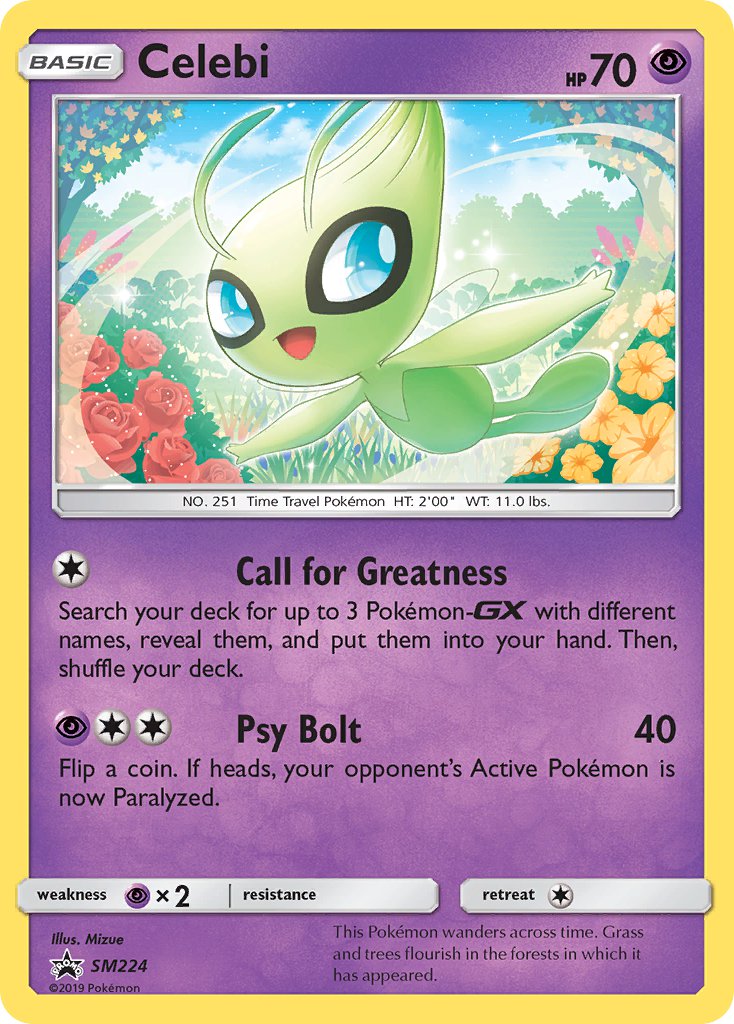 Celebi - SM Black Star Promos (Promo) [SM-224] English / Near Mint / Normal