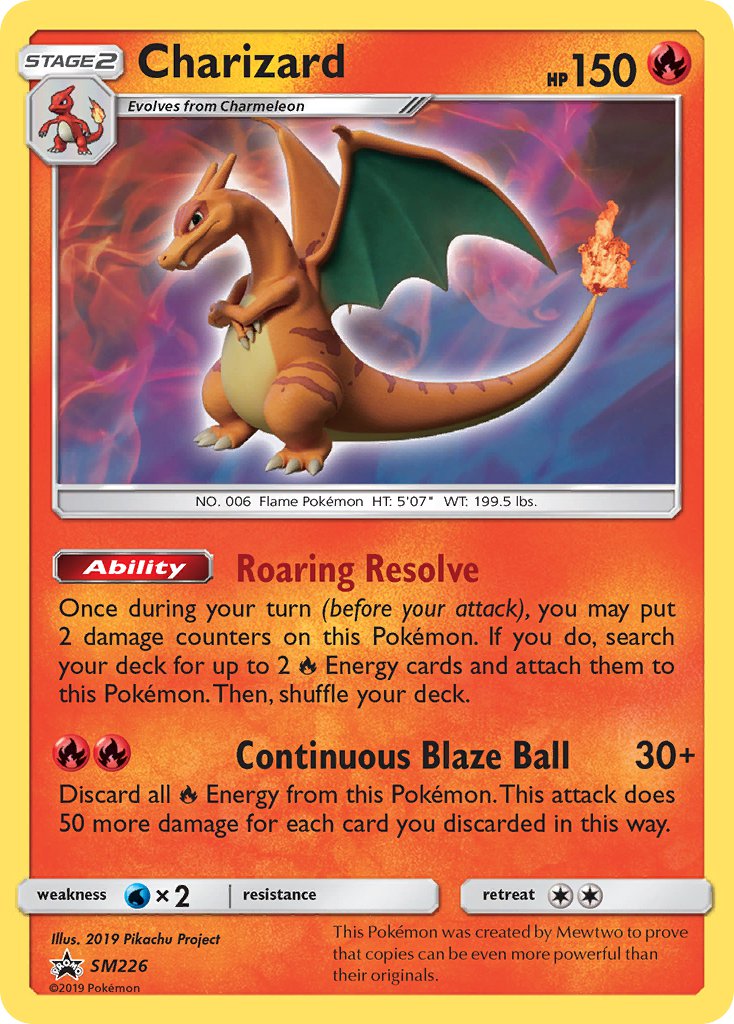 Charizard⁣ - SM Black Star Promos⁣ (Promo)⁣ [226] English / Near Mint / Normal