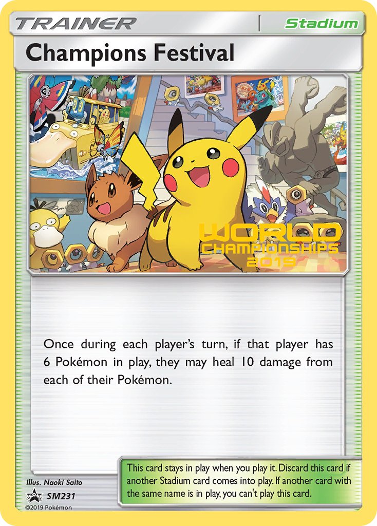 Champions Festival - SM Black Star Promos (Promo) [SM-231] English / Near Mint / Normal